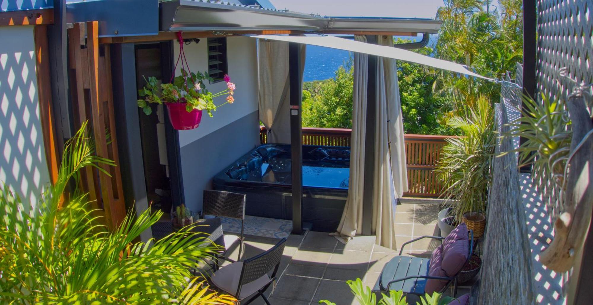 Ka Hema - Maison Entiere Avec Jacuzzi Et Vue Sur Mer Saint-Joseph Zewnętrze zdjęcie